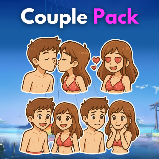 Couple Sticker Pack (64 pcs)